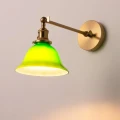 Kinkiet Vintage bankierka E27 Zielony Abruzzo Banquero 6.webp