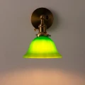 Kinkiet Vintage bankierka E27 Zielony Abruzzo Banquero 7.webp