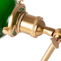 Kinkiet Vintage bankierka E27 Zielony Abruzzo Banquero 12.webp