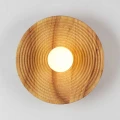 Kinkiet okrągły drewniany Ø28cm G9 Abruzzo Rinito 7.webp
