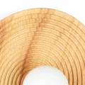 Kinkiet okrągły drewniany Ø28cm G9 Abruzzo Rinito 13.webp