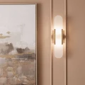 Kinkiet Marmur Złoty G9 Abruzzo Brillare 4.webp
