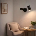 Kinkiet nastawny czarny E27 G45 Abruzzo Trenita 8.webp