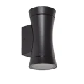 Kinkiet Zewnętrzny Czarny Aluminiowy IP44 2x Gu10 Abruzzo Horanto.webp