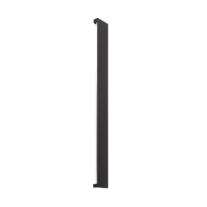 Kinkiet Zewnętrzny czarny liniowy 90cm 3000K 30W IP65 aluminiowy Abruzzo Ravena