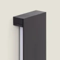 Kinkiet Zewnętrzny czarny liniowy 90cm 3000K 30W IP65 aluminiowy Abruzzo Ravena 3.webp