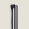 Kinkiet Zewnętrzny czarny liniowy 90cm 3000K 30W IP65 aluminiowy Abruzzo Ravena 5.webp