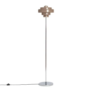 Lampa Podłogowa brązowa E27 Abruzzo Giorgio
