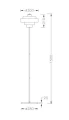 Lampa Podłogowa brązowa E27 Abruzzo Giorgio 10.webp
