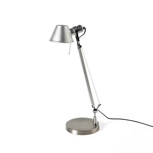 Lampa Stołowa designerska Chrom XL z ramieniem przegubowym E27 Abruzzo Lunavio.webp