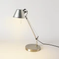 Lampa Stołowa designerska Chrom XL z ramieniem przegubowym E27 Abruzzo Lunavio 3.webp