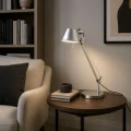 Lampa Stołowa designerska Chrom XL z ramieniem przegubowym E27 Abruzzo Lunavio 4.webp