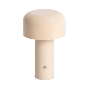 Lampa Stołowa LED 2W Przenośna z Metalu ładowalna 1800 mAh CCT Beżowa Abruzzo
