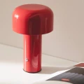 Lampa Stołowa LED 2W Przenośna z Metalu ładowalna 1800 mAh CCT Czerwona Abruzzo 2.webp