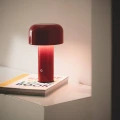 Lampa Stołowa LED 2W Przenośna z Metalu ładowalna 1800 mAh CCT Czerwona Abruzzo 3.webp