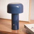 Lampa Stołowa LED 2W Przenośna z Metalu ładowalna 1800 mAh CCT Niebieska Abruzzo 2.webp