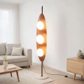 Luksusowa Drewniana lampa podłogowa 3xg9 Abruzzo Leaf 3.webp