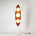Luksusowa Drewniana lampa podłogowa 3xg9 Abruzzo Leaf 4.webp