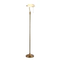 Lampa Podłogowa E27 Bankierka Biała Abruzzo Banquero.webp