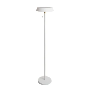 Lampa Podłogowa solarna zewnętrzna Biała 2,5W 150cm IP44 3000K Abruzzo Sidero