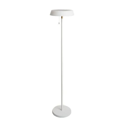 Lampa Podłogowa solarna zewnętrzna Biała 2,5W 150cm IP44 3000K Abruzzo Sidero.webp