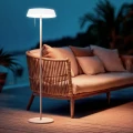 Lampa Podłogowa solarna zewnętrzna Biała 2,5W 150cm IP44 3000K Abruzzo Sidero 2.webp