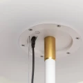Lampa Podłogowa solarna zewnętrzna Biała 2,5W 150cm IP44 3000K Abruzzo Sidero 7.webp