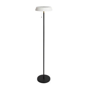 Lampa Podłogowa solarna zewnętrzna Czarna 2,5W 150cm IP44 3000K Abruzzo Sidero