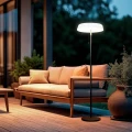 Lampa Podłogowa solarna zewnętrzna Czarna 2,5W 150cm IP44 3000K Abruzzo Sidero 2.webp