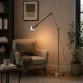 Lampa Podłogowa designerska Chrom z ramionami przegubowymi E27 Abruzzo Lunavio 5.webp