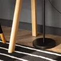 Lampa Podłogowa czarna metalowa E27 Abruzzo Monviso 4.webp