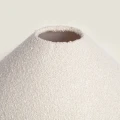 Lampa Podłogowa biała z materiału i drewna E27 Abruzzo Rosato 4.webp