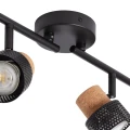 Lampa Sufitowa czarna 4xGU10 Abruzzo Rosato 2.webp