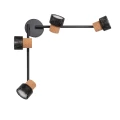 Lampa Sufitowa czarna 4xGU10 Abruzzo Rosato 4.webp