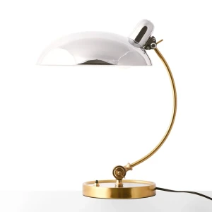 Lampa Stołowa z metalu E27-G45 srebrna Abruzzo Palerno