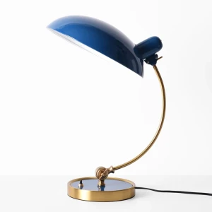Lampa Stołowa z metalu E27-G45 niebieska Abruzzo Palerno