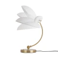 Lampa Stołowa z metalu E27-G45 Biała Abruzzo Palerno 11.webp