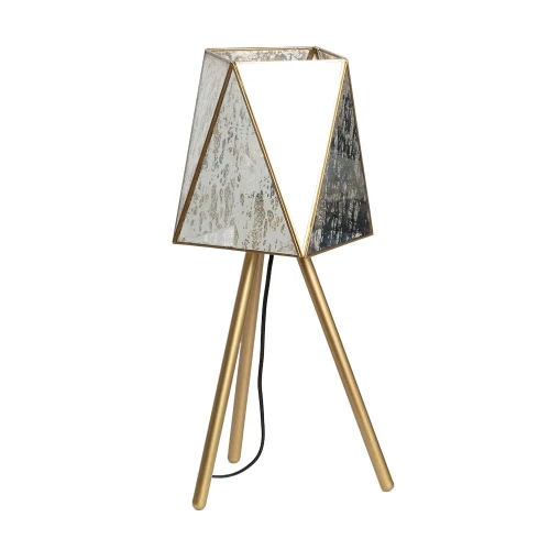Lampa Stołowa z metalu i szkła E27 Abruzzo Galassia.webp