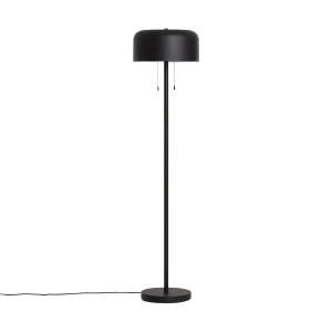 Lampa Podłogowa Czarna nowoczesna E27 z przełącznikiem Abruzzo Ombrello