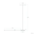 Lampa Podłogowa Czarna nowoczesna CCT 25W z przełącznikiem Abruzzo Ombrosa 8.webp