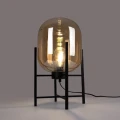 Lampa Stołowa dekoracyjna Szkło Bursztynowe E27 Abruzzo Silvano 6.webp