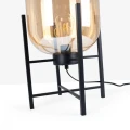 Lampa Stołowa dekoracyjna Szkło Bursztynowe E27 Abruzzo Silvano 8.webp