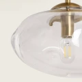 Lampa Sufitowa Szklana Transparentna E27 Abruzzo Chiara 2.webp