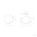 Lampa Sufitowa Szklana Transparentna E27 Abruzzo Chiara 6.webp