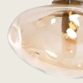 Lampa Sufitowa Szklana Bursztynowa E27 Abruzzo Chiara 5.webp