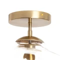 Lampa Sufitowa Szklana Bursztynowa E27 Abruzzo Chiara 6.webp
