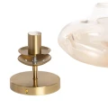 Lampa Sufitowa Szklana Bursztynowa E27 Abruzzo Chiara 7.webp