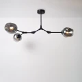 Lampa sufitowa regulowana kielichy 3 x E27 Czarna Abruzzo Riviera 5.webp