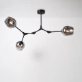 Lampa sufitowa regulowana kielichy 3 x E27 Czarna Abruzzo Riviera 6.webp