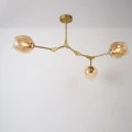Lampa sufitowa regulowana kielichy 3 x E27 Złota Abruzzo Riviera 2.webp